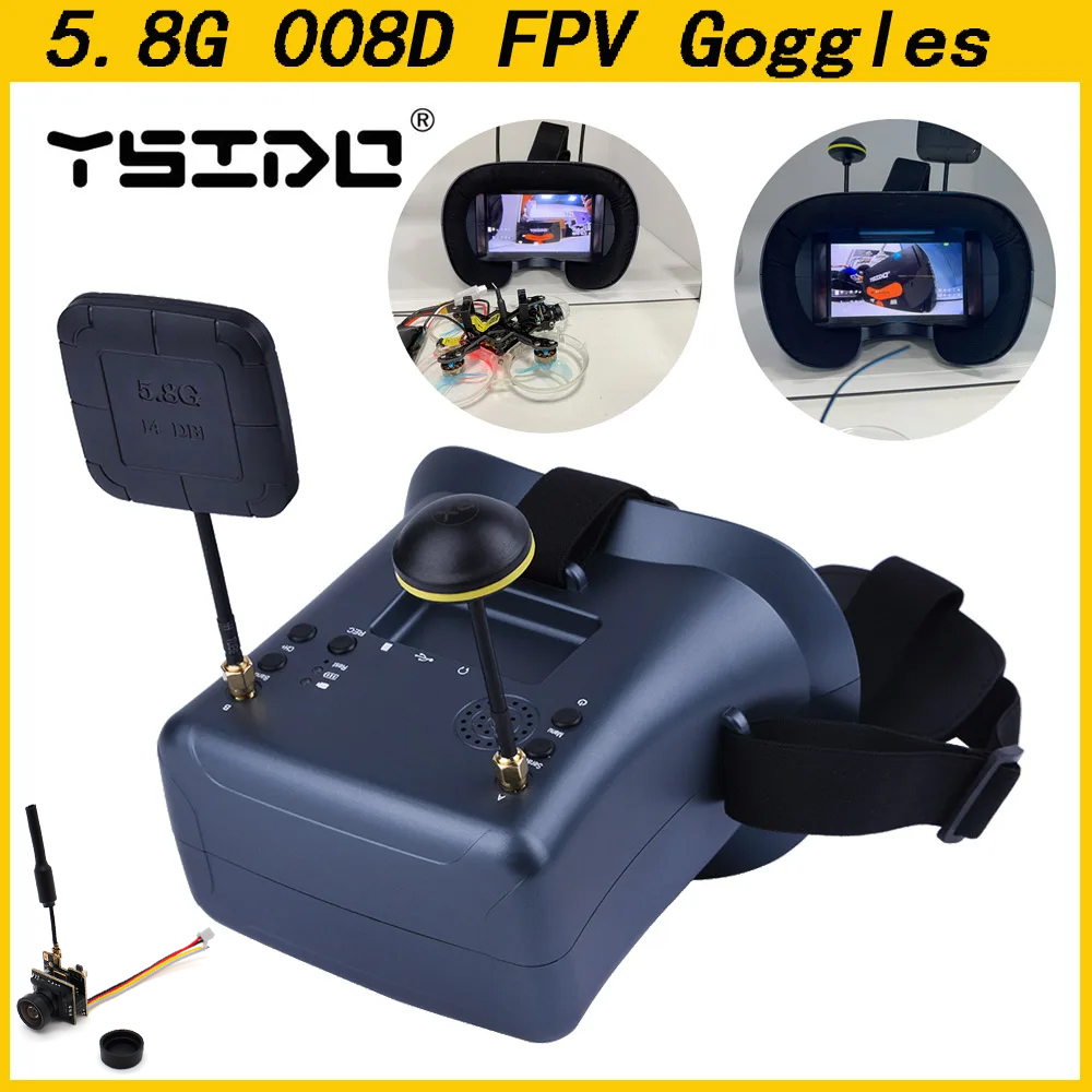 008D 5.8G 40CH 4.3 Pollici 800 - Skyzone Cobra X V2 Fpv Goggles recensione e prezzo